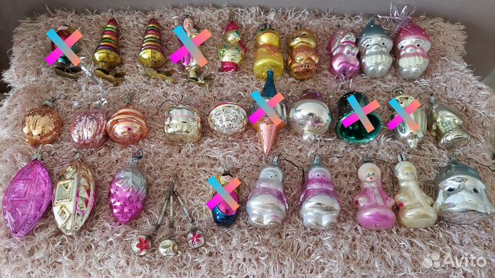 Старые ёлочные игрушки
