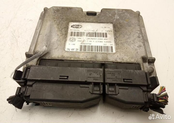 Блок управления двигателем Fiat Panda