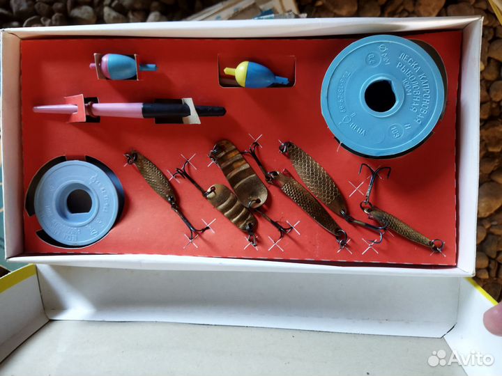 Набор рыболова рыбалка подарочный СССР