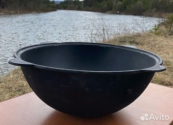 Казан чугунный узбекский