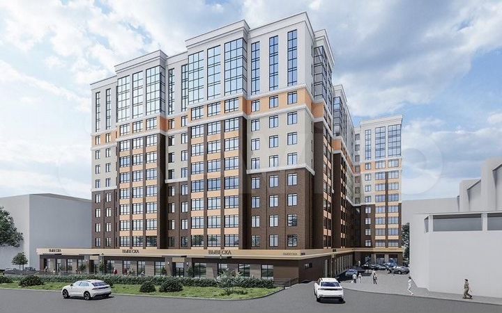 2-к. квартира, 70,6 м², 8/12 эт.