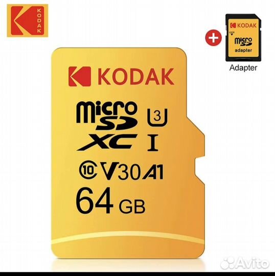 Карта памяти MicroSD 64gb