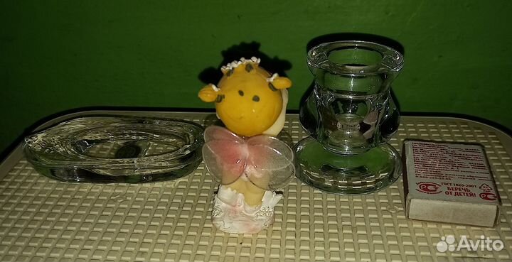 Юашмачок- пепельница и подсвечеик