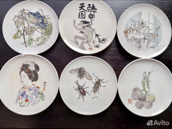 Тарелка настенная Япония 16,5см