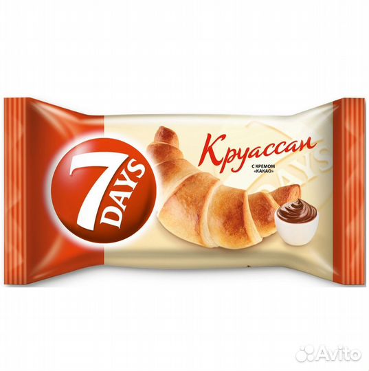 Круассан 7 Days Миди с кремом Какао 65г (опт)