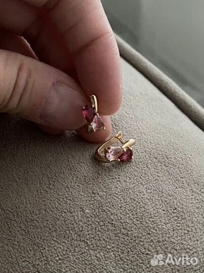 Серьги из медицинского сплава