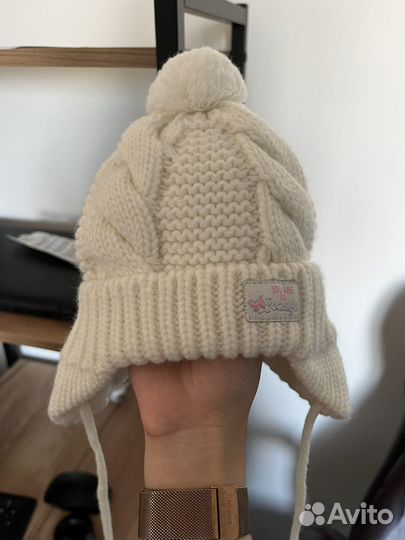 Зимняя детская шапка 42 размера до года