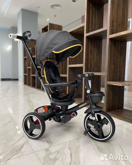 Велосипед трехколесный Rant Gravity черный/желтый