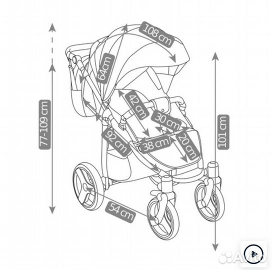 Прогулочная коляска Camarelo EOS