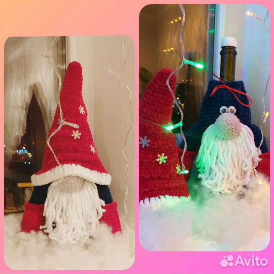 Новогодний подарок. Чехол на бутылку