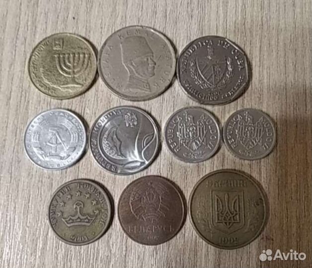 Монеты США, Италии, Франции и др