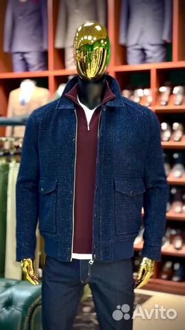 Мужская демисезонная куртка из шерсти объявление продам