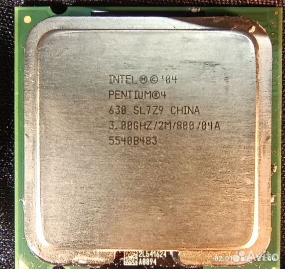 Процессор intel pentium 4