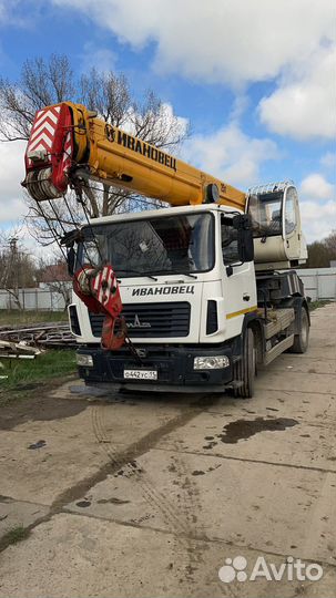 Аренда и услуги автокрана, 25 т, 21 м