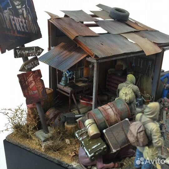 Фигурки по играм диорама сталкер метро 2033