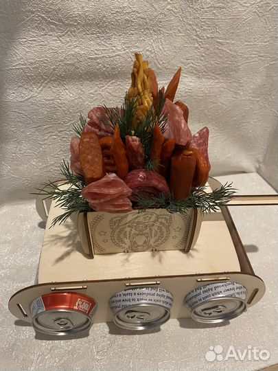 Мужские букеты Мясные букеты Букет из раков