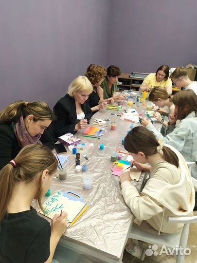 Мастер классы по рисованию в потоке