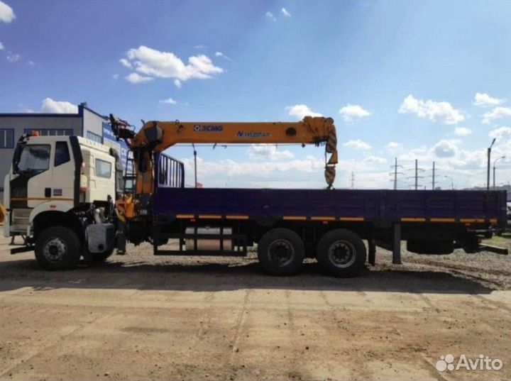 Лесовоз (сортиментовоз) FAW J6P CA3250 с КМУ XCMG, 2024