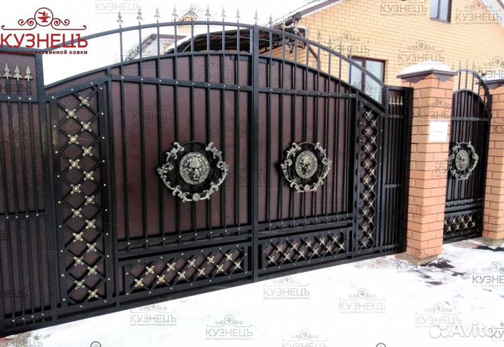 Кованные ворота
