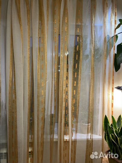 Штора/тюль/на кухню/ комнату/дачу 2 вида