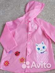 Ветровка дождевик для девочки 122-128
