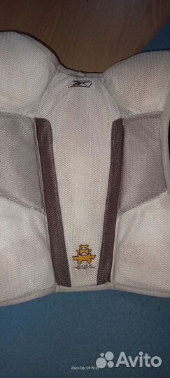 Нагрудник хоккейный jofa rbk 6 k+7 k