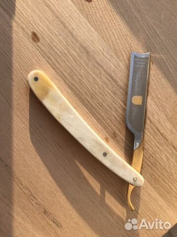 Опасная бритва Dovo Bergischer Löwe Buffelhorn