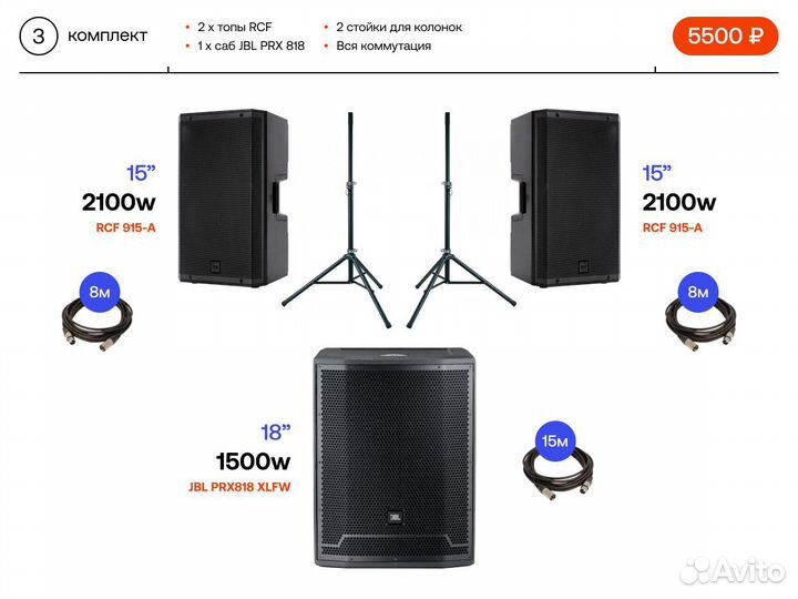 Аренда качественного звука