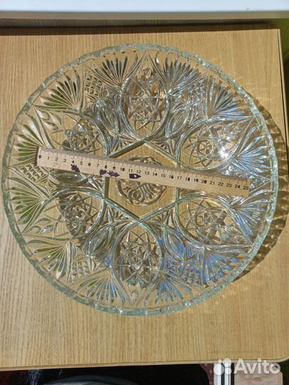 Хрустальное блюдо