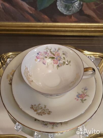 Антикварное чайное трио Seltmann, Германия