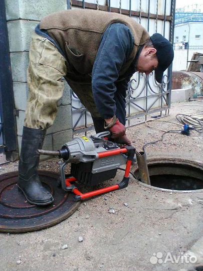 Прочистка канализации Устранение засоров Сантехник