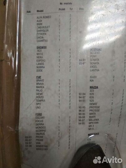 Брызговики универсальные