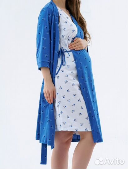 Халат и сорочка для беременных