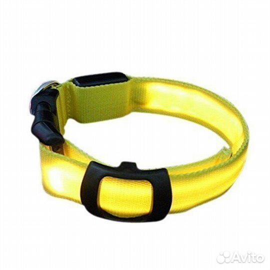 Светящийся ошейник собак и кошек