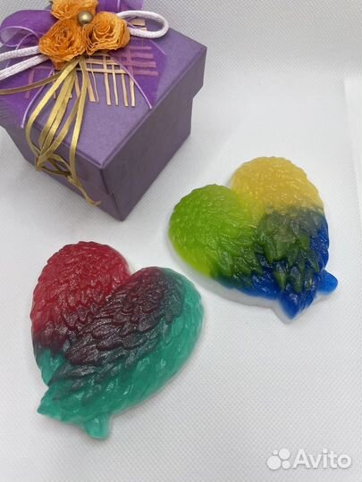 Мыло ручной работы сердце