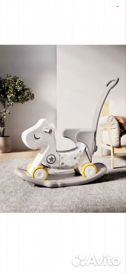 Детская лошадка качалка-каталка