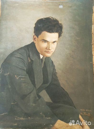 Картина Портрет 1922 г И.Попов