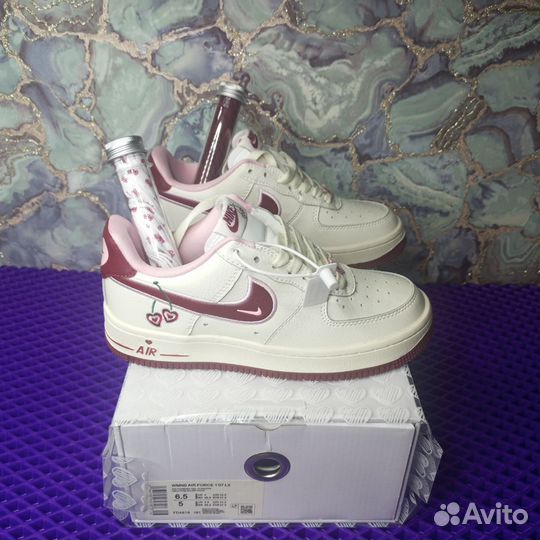 Кроссовки Nike Air force 1 Valentine's Day