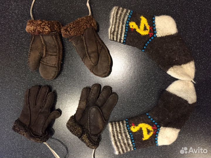 Перчатки нат. кожа