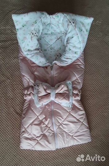 Конверт на выписку для девочки весна, осень