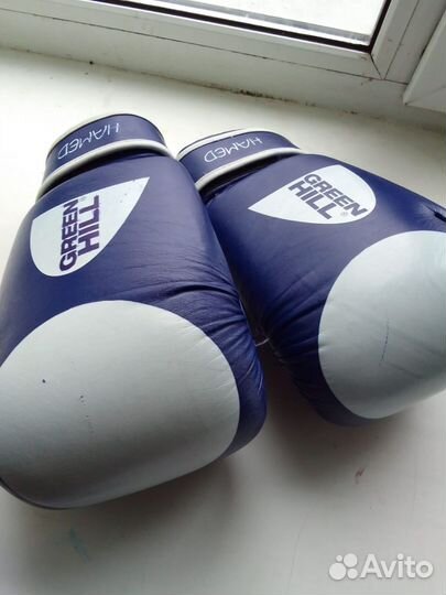 Боксерские перчатки green hill 10 oz
