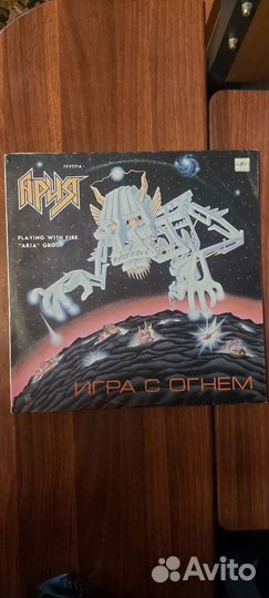 Виниловая пластинка Ария Игра с огнём 1991г