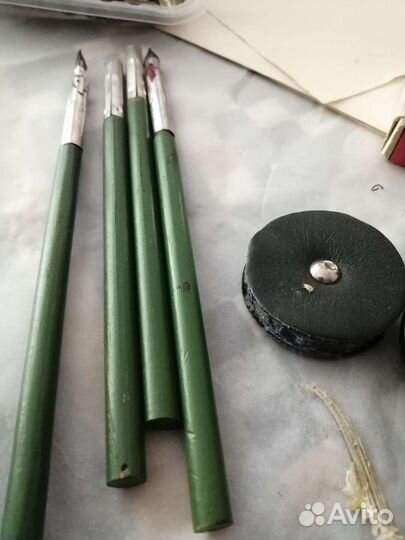 Ручки перьевые из 60х, перья плакатные
