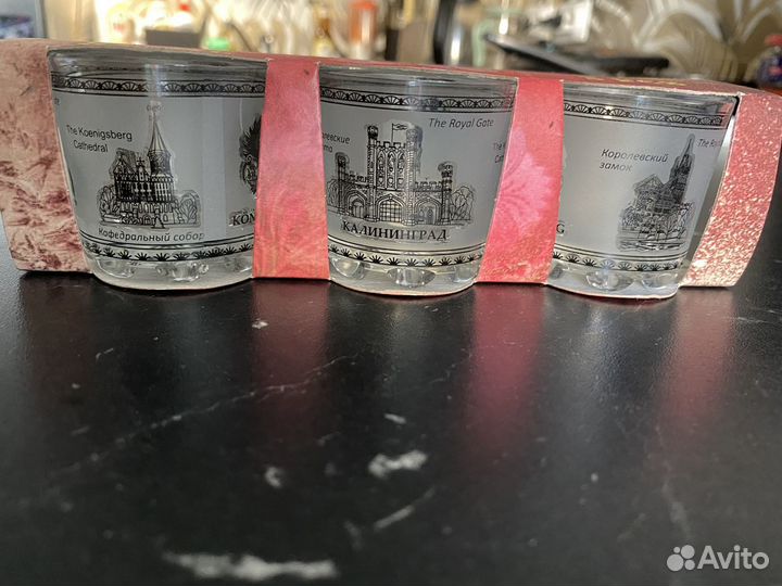 Набор сувенирных стопок/рюмок Калининград