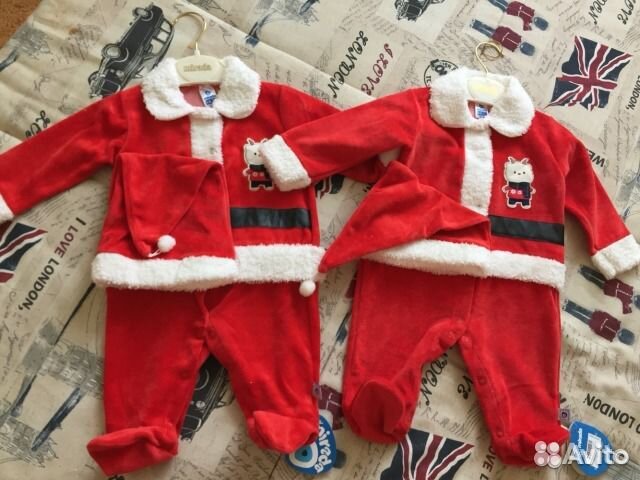 Новогодний комбез Дед Мороз