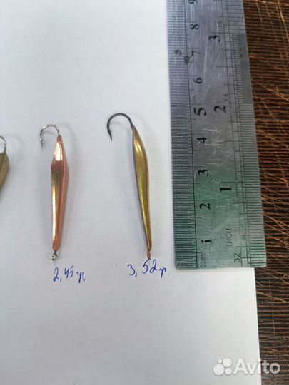 Блесна зимняя ручная работа