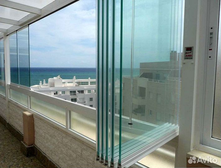 Безрамное остекление