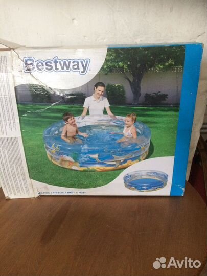 Детский бассейн Bestway + насос