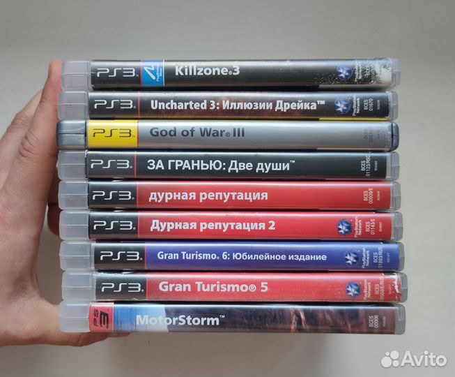 Диски PS3, эксклюзивы, Uncharted, GoW, Killzone