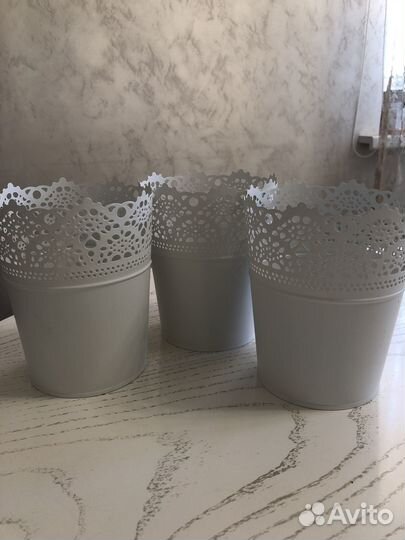 Кашпо металлическое IKEA